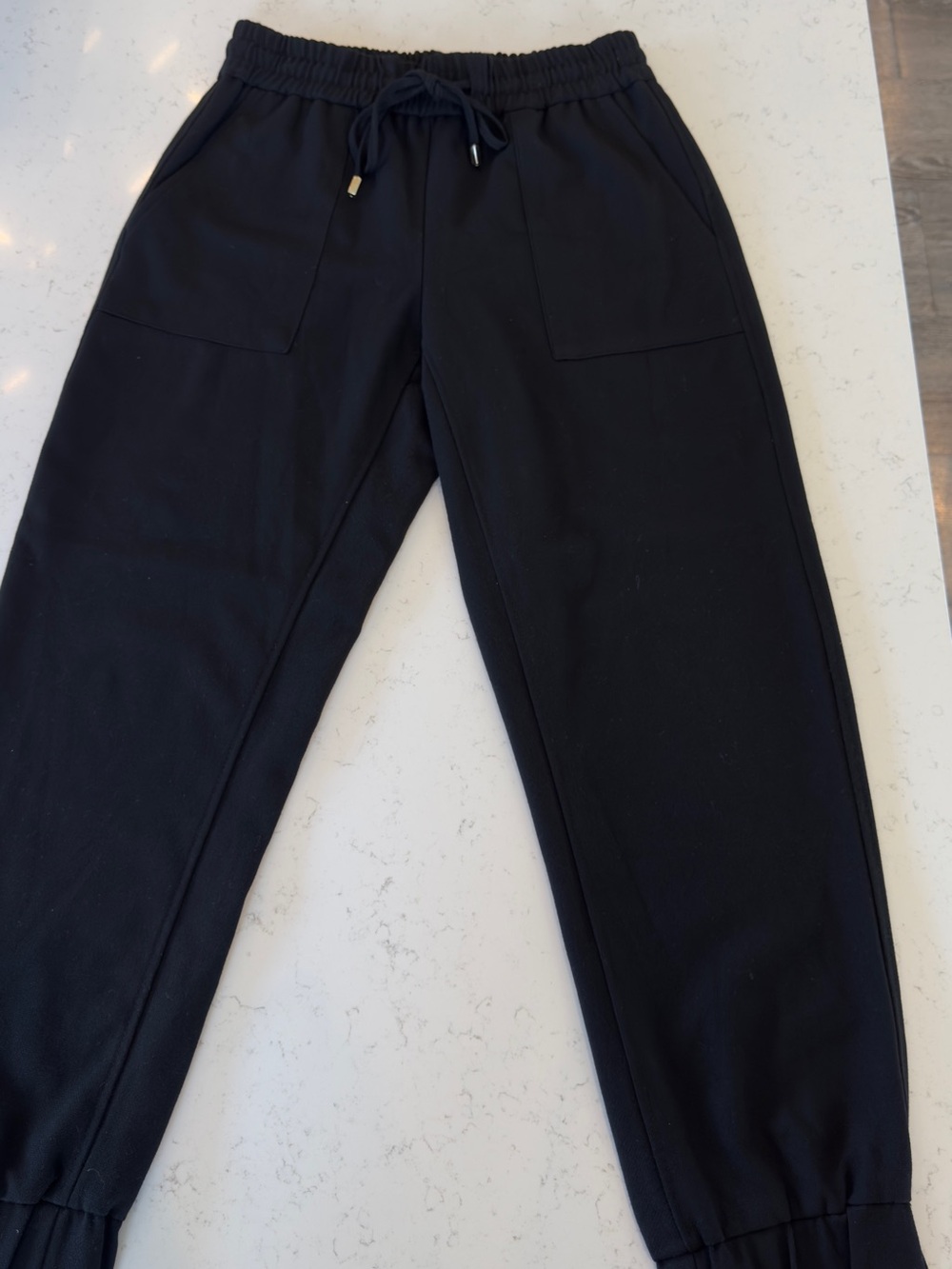 Zara Black Women's Drawstring Jogger Pants